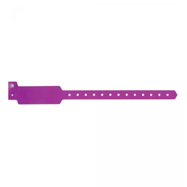 Wristband Identification Sentry SuperBand Poly Purple Adlt/Ped Write On 500/Box